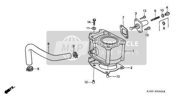 Honda CH125 1986 Cylinder for a 1986 Honda CH125